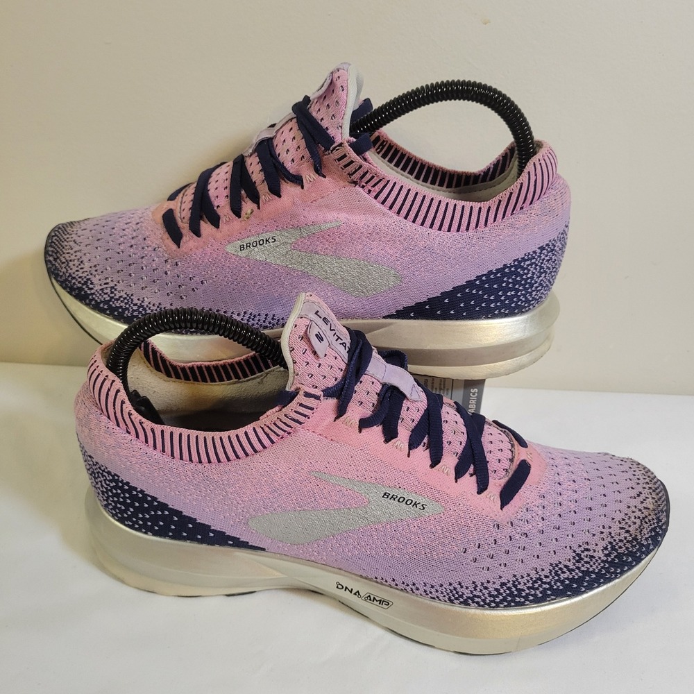 Brooks Levitate 2 Womens Running Shoes Pink Purple 1202791B509 Size 8
